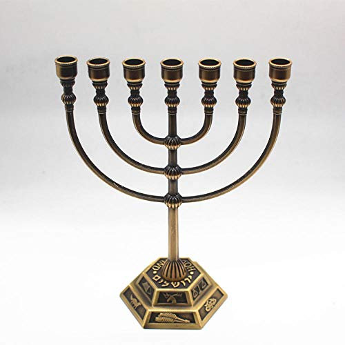 SHFOHGKJ Vintage-Kerzenhalter, dekorative Kandelaber, Kerzenhalter, Kerzenständer, Kerzenständer, Menora, Metall, Kerzenhalter, Messing, Votivleuchter, Silber (Farbe: einfarbig)(Chocolate)