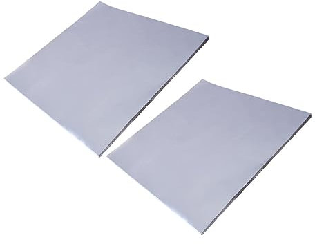 Healvian 50sheets Professional Baking Foil Convenient Tin Foil Paper for BBQ Air Fryer and Oven Use Food-Grade Safe and Practical Kitchen Accessory