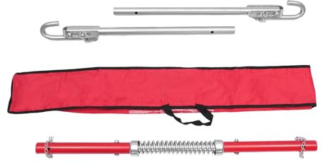 ATIVLB 3 Ton Abschleppstange, Heavy Duty Pannenhilfe Abschleppstange, Frühling Puffer Abschleppstange Erholung Stahl Abschleppseil Bar Pole Stabilisator für Auto Van LKW