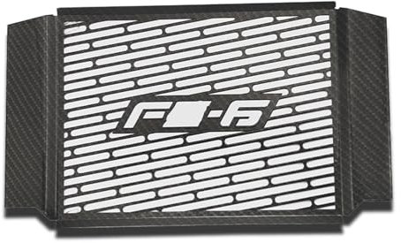 KZKZXA Protector de Rejilla for radiador de Motocicleta, Cubierta de Metal Negra, Compatible con Modelos FZ6 FZ 6 2006 2007 2008 2009 2010