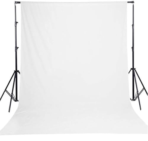STCREE White Screen Backdrop 1.5M x 2.1M (5ft x 7ft) for Live Studio Zoom Sessions Live Gaming and Parties Background Product Photography Props KLSST001 | Live Studio Zoom Sessions, Live Gaming and Parties Background, Product Photography Props