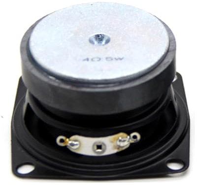 Laikoutd Altoparlante Fai-da-Te 53mm per Progetti Fai-da-Te 53 Mm 4ohm 5w Altoparlante Portatile 2 Pollici 5w per Altoparlante Magnetico Multimediale