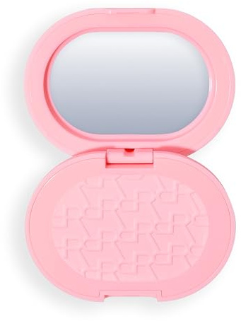 Revolution Powder Pops Instant Blur Setting Powder, Poudre Fixante Effet Airbrush Inspirée de la K-Beauty, Lisse la Peau et Affine les Pores, Végan, Rose, 5 g
