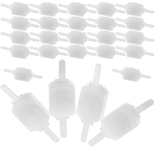 MAGICLULU 50 Pezzi Micro Pulsante Autobloccante per Torcia Elettrica, Interruttore a Pulsante Piccolo in Alluminio e Abs, Controllo On/off per Elettrodomestici e Progetti Fai da Te