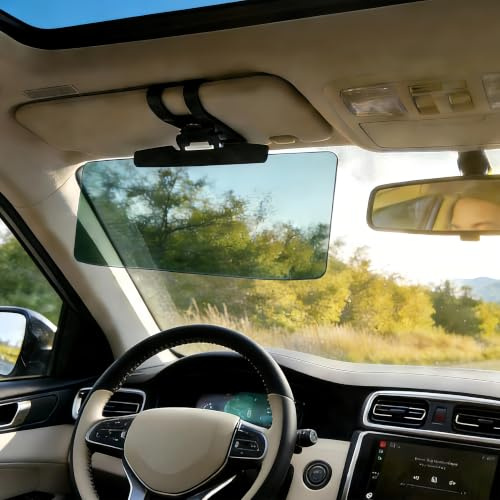 Sun Visor Extension for Car Universal Anti Glare Car Sun Visor Extender Polarized Sunshade for Front Seat Driver or Passenger