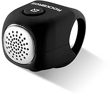 Lixada - Campanello per bicicletta elettrica, impermeabile alla pioggia, per manubrio di mountain bike, in gel di silice, accessorio per bicicletta, colore: nero