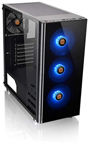 Thermaltake V200 Tempered Glass Edition RGB Mid Tower Chassis/Cassa Del PC/Nero