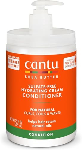 Cantu Shea Butter for Natural Hair Sulfatefree Hydrating Cream, CONDITIONER, 25 Ounce