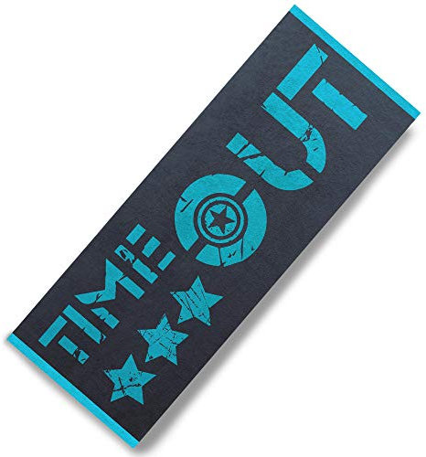 aqua-textil Boston Saunatuch 80 x 200 cm dunkel blau türkis Baumwolle Strandlaken Frottee Badetuch Handtuch