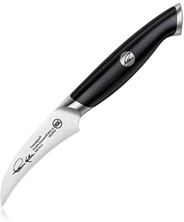 Cangshan Thomas Keller Signature Collection Swedish Powder Steel Forged, 2.75-Inch Peeling Knife, Black
