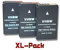 vhbw 3x batteria compatibile con Nikon CoolPix A, P1000, P950 fotocamera digitale DSLR (850mAh, 7,4V, Li-Ion)
