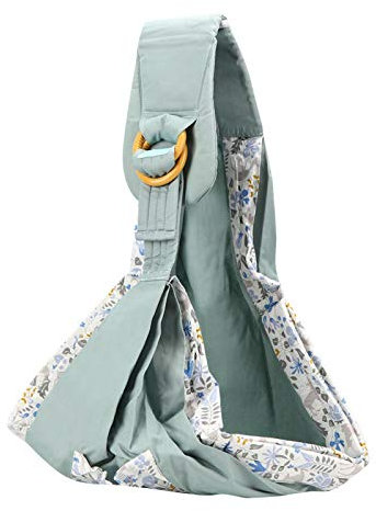 Juli- Imitation Uterus Design Stillträger Baby Ring Sling(Green Fawn (Four Seasons))