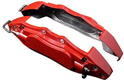 D A Auto-Bremssattelabdeckung vorne hinten | Auto-Bremssattelschutz aus Aluminiumlegierung | Schützt den Auto-Bremssattel, verbessert das gesamte Aussehen des Fahrzeugs, einfache Montage,