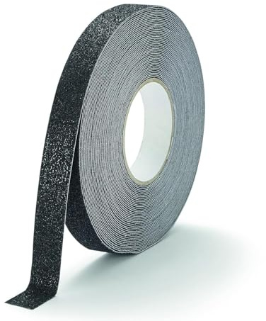 Durable Duraline Grip+ halkskyddstejp, 25 mm x 15 m, svart, 109401