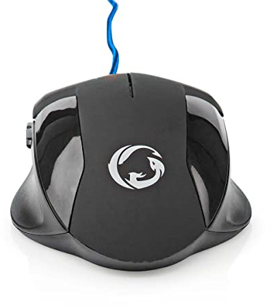 NEDIS Ratón Gaming | Alámbrico | dpi: 1200/2400 / 4800/7200 dpi | Sí | Número de Botones: 6 | Sí | Diestro | 1,50 m | Sin iluminación