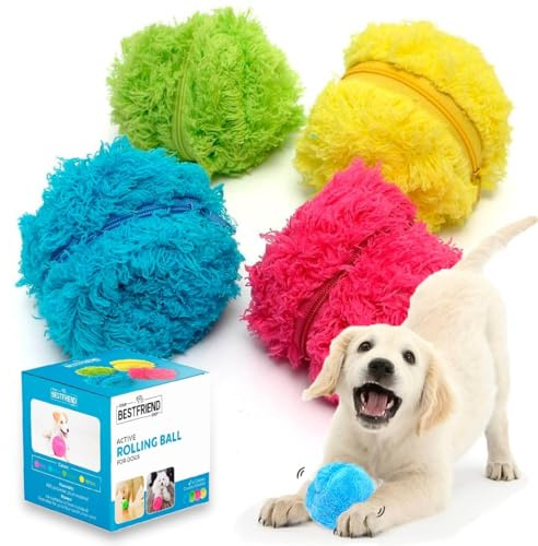 CREADY Active Rolling Ball™ Interaktives Hundespielzeug, Intelligent Hundespielzeug Kleine Hunde Beweglicher Hundeball, selbstrollender Ball Hund, ballwurfmaschine Hunde