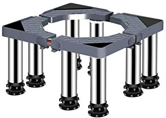 Washing Machine Base Stand Universal Adjustable Refrigerator Rack Length/Width 40-65cm Wine Cooler High Rack Moisture Proof Cookers Furniture Stent Height 29-32cm - 400kg (8Legs,29-32cm) (4legs 2