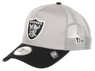 New Era Las Vegas Raiders NFL Gray Black 9Forty A-Frame Trucker Cap