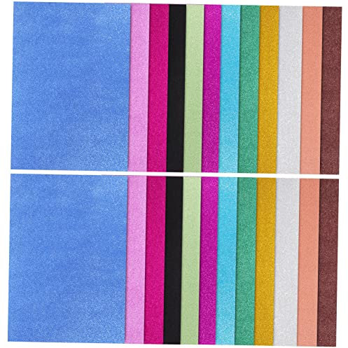 HOOTNEE 26blätter Glitzerpapier Glänzendes Kartonpapier Bunte Origami-bögen Bastelpapier Zum Falten Und Schneiden Für Handwerk Und Bastelunterricht