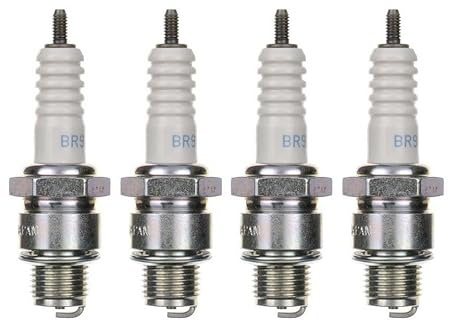 4x Zündkerze BR9HS – Zündkerzen Set für Roller, Moped & Motorrad – passend für ATU, Explorer, Adly, Aprilia SR 50, Area 51, Mojito, Rally, Gulliver u.v.m.