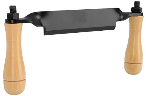 Herramienta de Afeitado para Quitar Corteza Eficiente, Pelador de Corteza de árbol para Carpintería, para Profesionales, Hierro/madera (Tipo recto)