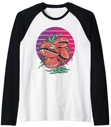 Carnivorous Plant Venus Fly Trap Bug-Eating Plants gardener Raglan Baseball Tee