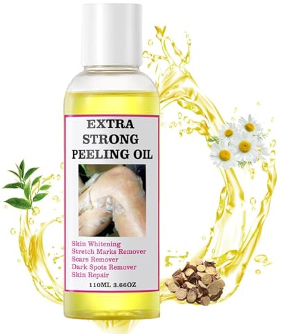 Generic Peeling Oil, Yellow Skin Peel Solution For Face Extra Strength Skin Lightening Whitening Skin Care Exfo-liating Dark Skin For Body For Elbows Knees Fingers