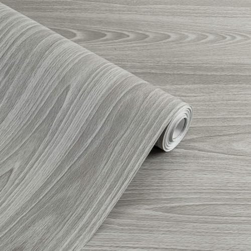 MayGreeny Klebefolie Möbel Holzoptik Möbelfolie Selbstklebend Folie für Möbel, Dekoration Folie für Möbel, Tisch, Schrank, Tür, Küchenrückwand, Möbelfolie Dekofolie Tapete (Graubuche, 40 x 500 cm)