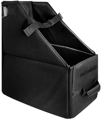 HUIOP Boîte de Rangement pour vélo Pliante,Boîte de Rangement de vélo Pliante, Organisateur de Coffre de Voiture, Solution de Rangement de vélo Pliable, Permet d'économiser de l'espace et d'éviter