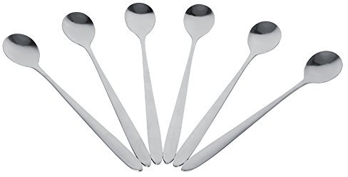 Stilvolles Löffelset aus Edelstahl mit Langem Griff für Kaffee, Tee, Dessert – Rostfrei und Langlebig – 6er-Pack