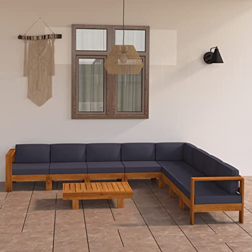 Festnight Gartenlounge Outdoor XXL Lounge Gartenmöbel Set Holz Loungemöbel Terrasse Ecklounge Garten Lounge Set Sofa Lounge Möbel Gartensofa Ecksofa Sitzgarnitur Gartengarnitur Massivholz