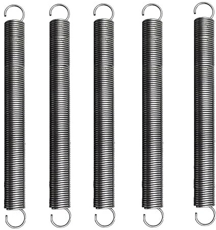 5 Stücke Spannfeder Zugfeder Mit Haken 200mm, Durchmesser 1,5mm, 15mm Außendurchmesser
