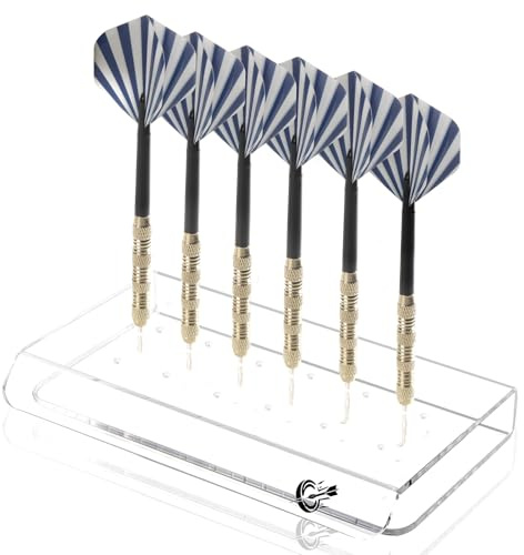 1 st darthållare dart stativ akryl för 18 dart dartpilhållare stativ dartpilstativ klar för stålarts mjuka darts alla typer av förvaring av darts display