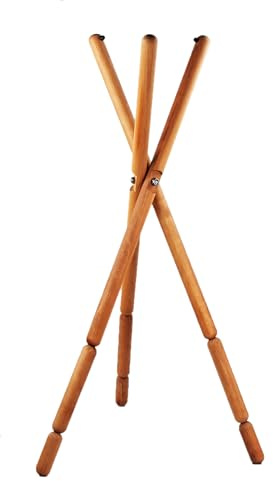 Baur&Brown Handpanständer, Holzständer Handpan, Handpanstand wood, Handpanständer 2 in 1, Handpanständer zum Sitzen und Stehen