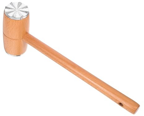 Cabilock Martello per Ammorbidire La Batticarne Batticarne in Legno Lega di Alluminio Essenziale per Cucinare
