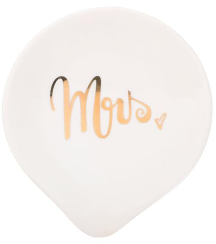 Cabilock Poggiamestolo in Ceramica - Poggiamestolo Per Bacchette Forchette E Cucchiai - Cucina Ristorante Hotel - Porta Bustine Di Tè - Piatto - 1 Pz