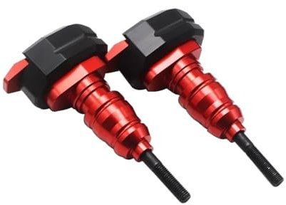 VAHAKKRMVM Motorrad-Sturzschutz Für Suzuki GSXR GSX-R 600 750 1000 K4 K5 Motorrad-Sturzschutz Sturzpads(Rot)