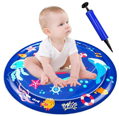 Cat Water Sensory Mat - Pet Cooling Cushion Bed | Inflatable Pet Water Play Mat for Gym, Outdoors, Indoors, Pool, Playground, Backyard