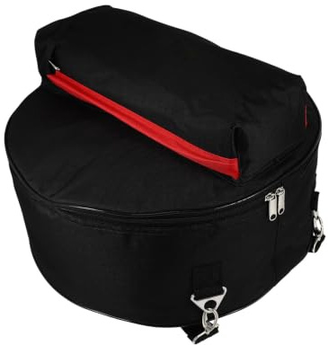 Snare Drum Tasche 14 Zoll aus Oxford Gewebe Schwarz mit Rucksackfunktion | Großes Fassungsvermögen, Abriebfest, 1 Stück für Schutz von Musikinstrumenten