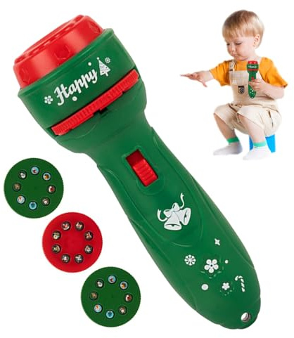 Linterna Proyector Infantil Con 24 Patrones - Linternas Proyectoras Navideñas | Proyección Para Ninos Ninas Favor Viaje Celebración Cumpleaños Jardín Infantil
