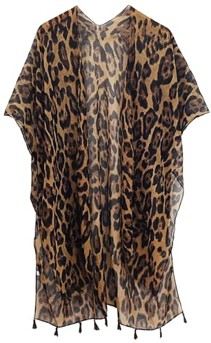 EDLMKM Beach Coverups for Women UK, Beach Cover Up, Beach Cover Ups, Swimsuit Coverup for Holidays, Poolside, Seaside, and Party Brown