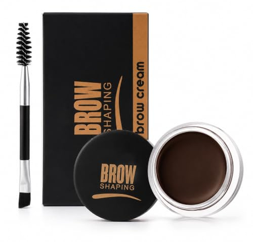 EONFAVE ögonbryn styling kräm, brow Shaping Wax med borste, vattentät ögonbrynsgel för definierad tvålbrows, långvarig ögonbrynsform med naturlig finish, 4,5 g