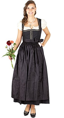 Julia Trentini 14895 Dirndl Reserl lang 95er schwarz Size 34