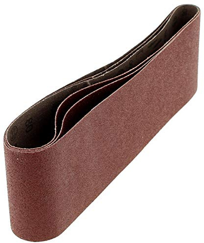 Bandes abrasives 75x508 80g par 3 pour Ponceuse Black et decker