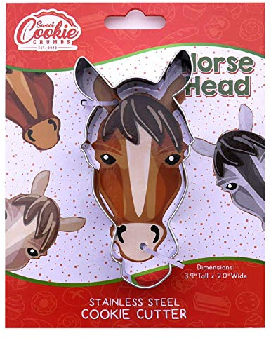 Sweet Cookie Crumbs Edelstahl-Horse-Cookie-Cutter - Ausstechform - 1 Stück