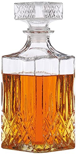 Alpina - Caraffa per whisky e whisky, in vetro, cognac, liquore, caraffa per vino