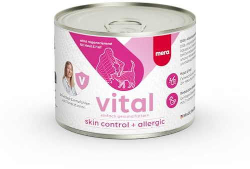 MERA Vital Skin Control + Allergic 6x200g Katzenfutter Nass