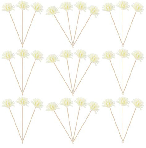 Healifty 30pcs Reed Diffuser Sticks Natural Fragrance Diffuser Oil Sticks for Home Decorations