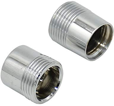 Household Hose Adapter Brass Shower Head Connector, Silver, Internal Thread 1/2 to 3/4 External Thread, Threaded Joint, Reducer Repair, Faucet Fitting, 1 (Color : 28MM)