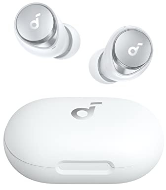 Soundcore by Anker Space A40 Trådlösa hörlurar, 50 h batteri, Hi-Res Sound (renoverad)
